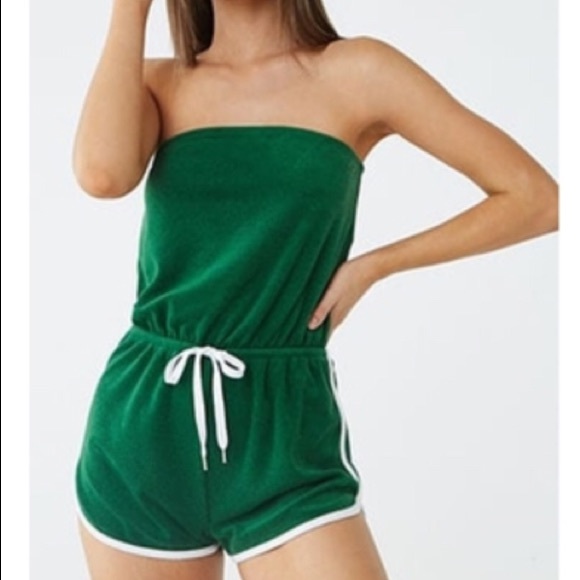 Nwt Forever 2terry Sleeveless Romper 